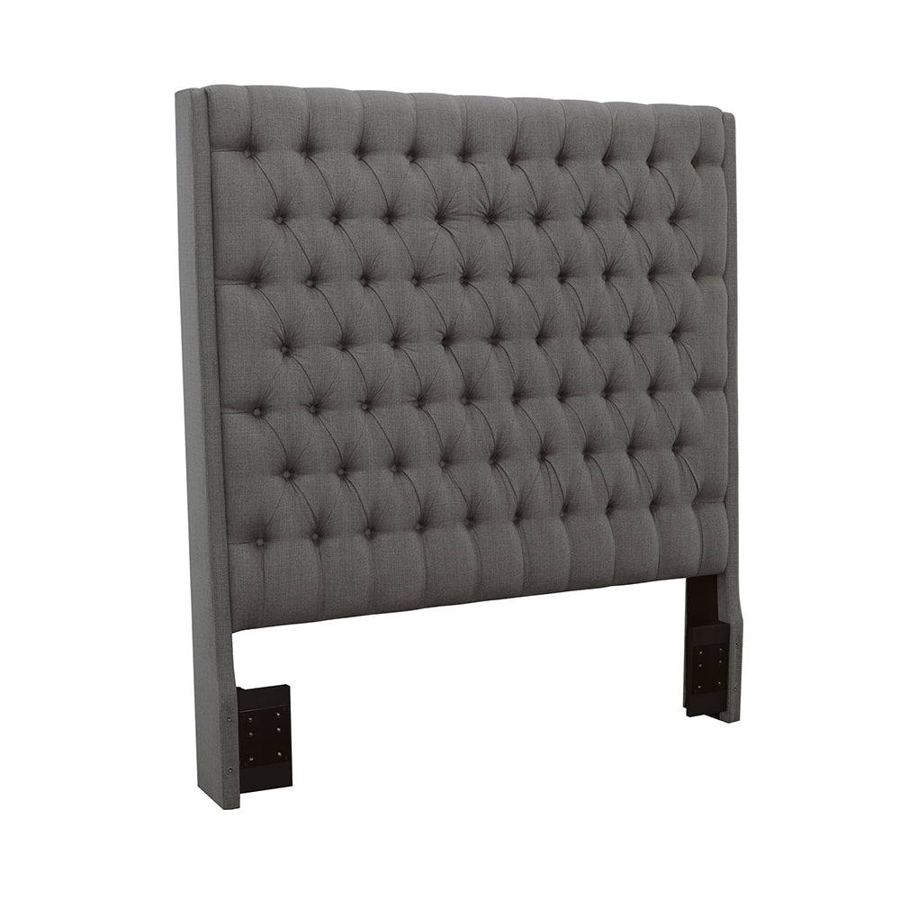 Camille Tall Tufted  Headboard Grey