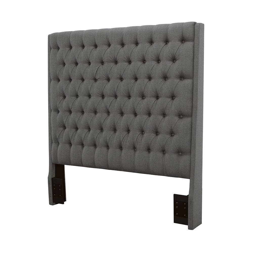 Camille Tall Tufted  Headboard Grey