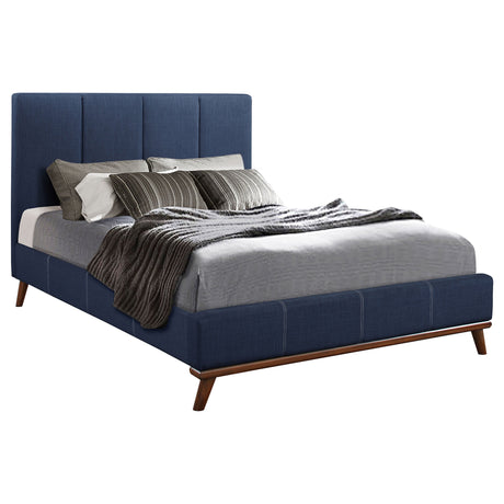 Charity  Upholstered Bed Blue