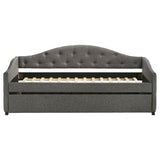 Sadie Upholstered Twin Daybed with Trundle