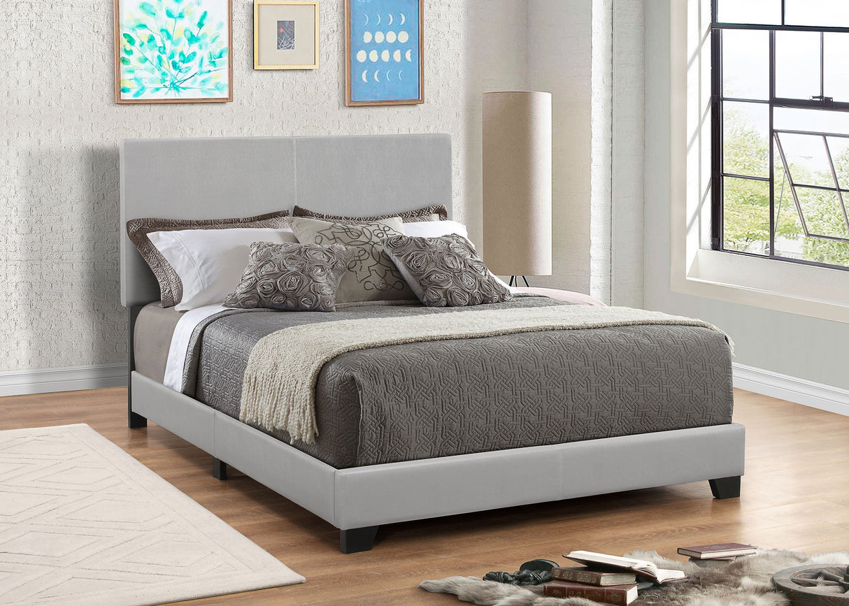 Dorian Upholstered  Bed Grey