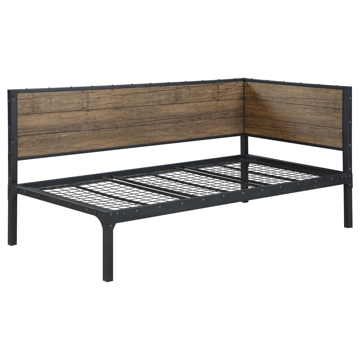 Getler Daybed Weathered Chestnut and Black