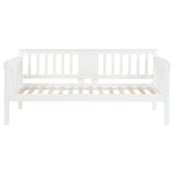 Bethany Wood Twin Daybed with Drop-down Tables White