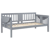 Bethany Wood Twin Daybed with Drop-down Tables White