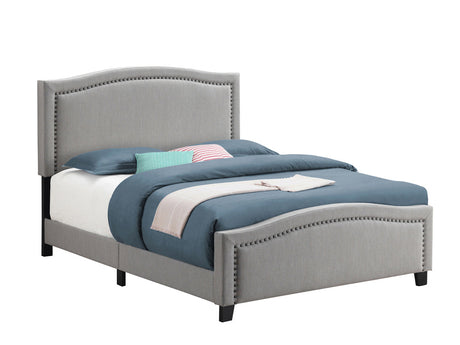 Hamden Full Upholstered Panel Bed Mineral