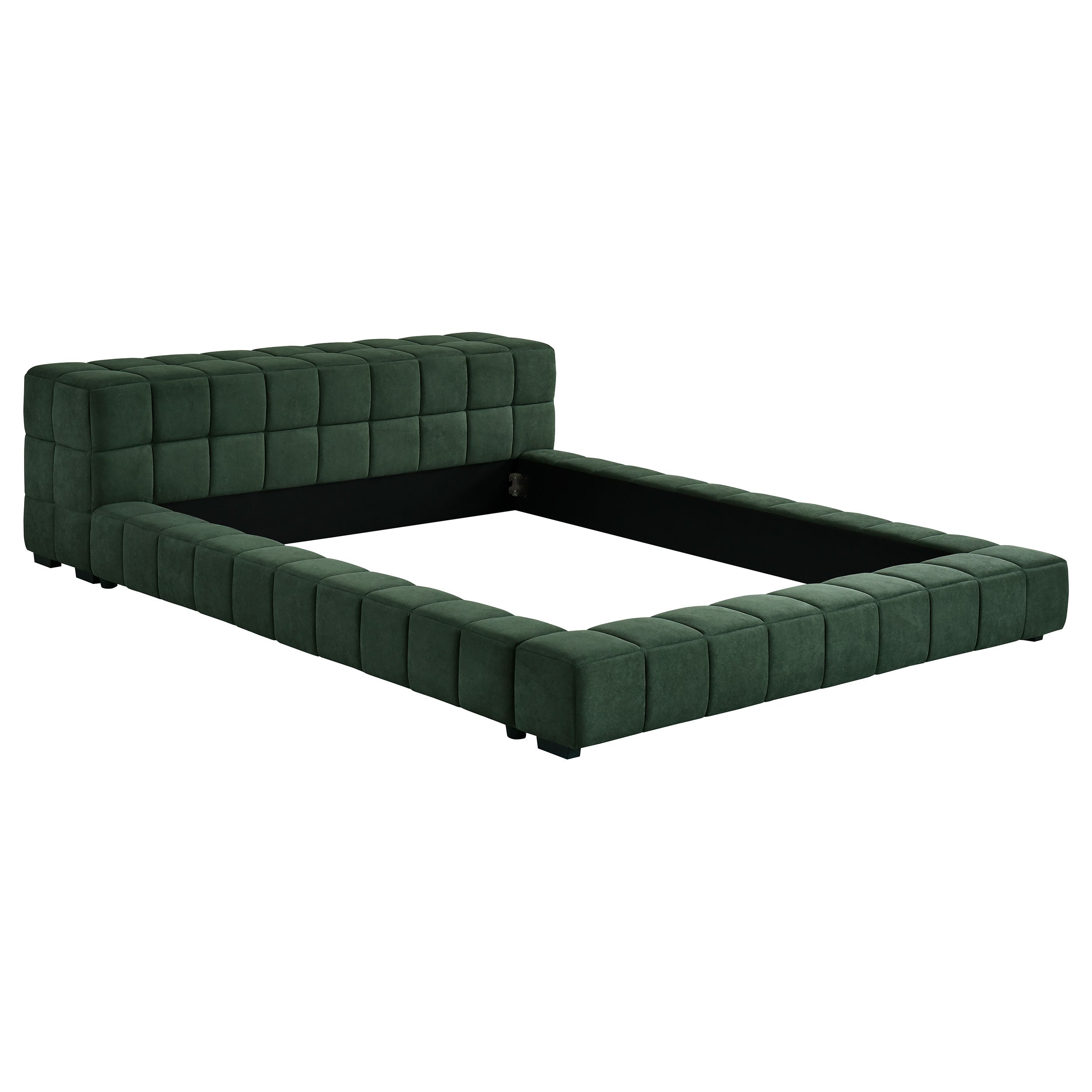 Trinity Upholstered  Platform Bed Spruce