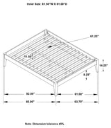 Hounslow Platform  Bed White