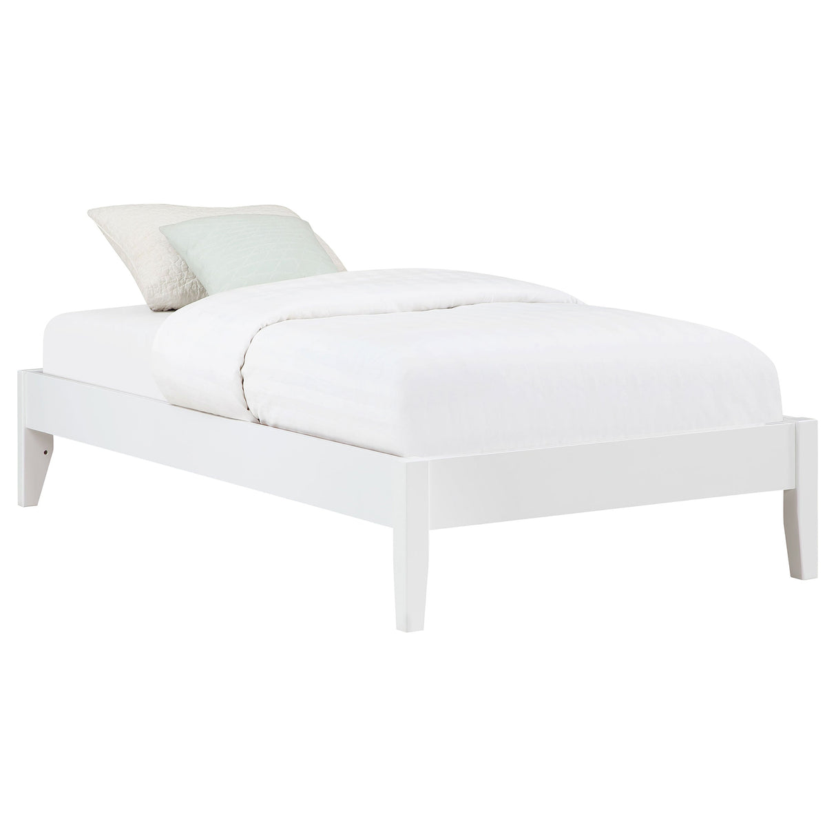 Hounslow Platform  Bed White