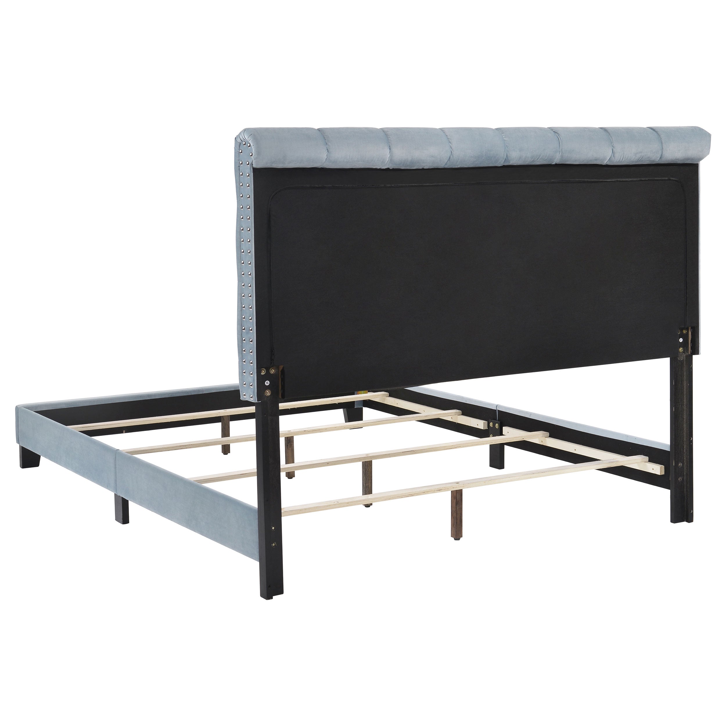 Warner  Upholstered Bed Slate Blue