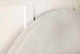 June Upholstered Arched  / Full Headboard Ivory