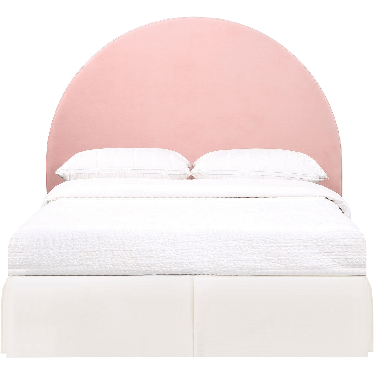 June Upholstered Arched  / Full Headboard Blush