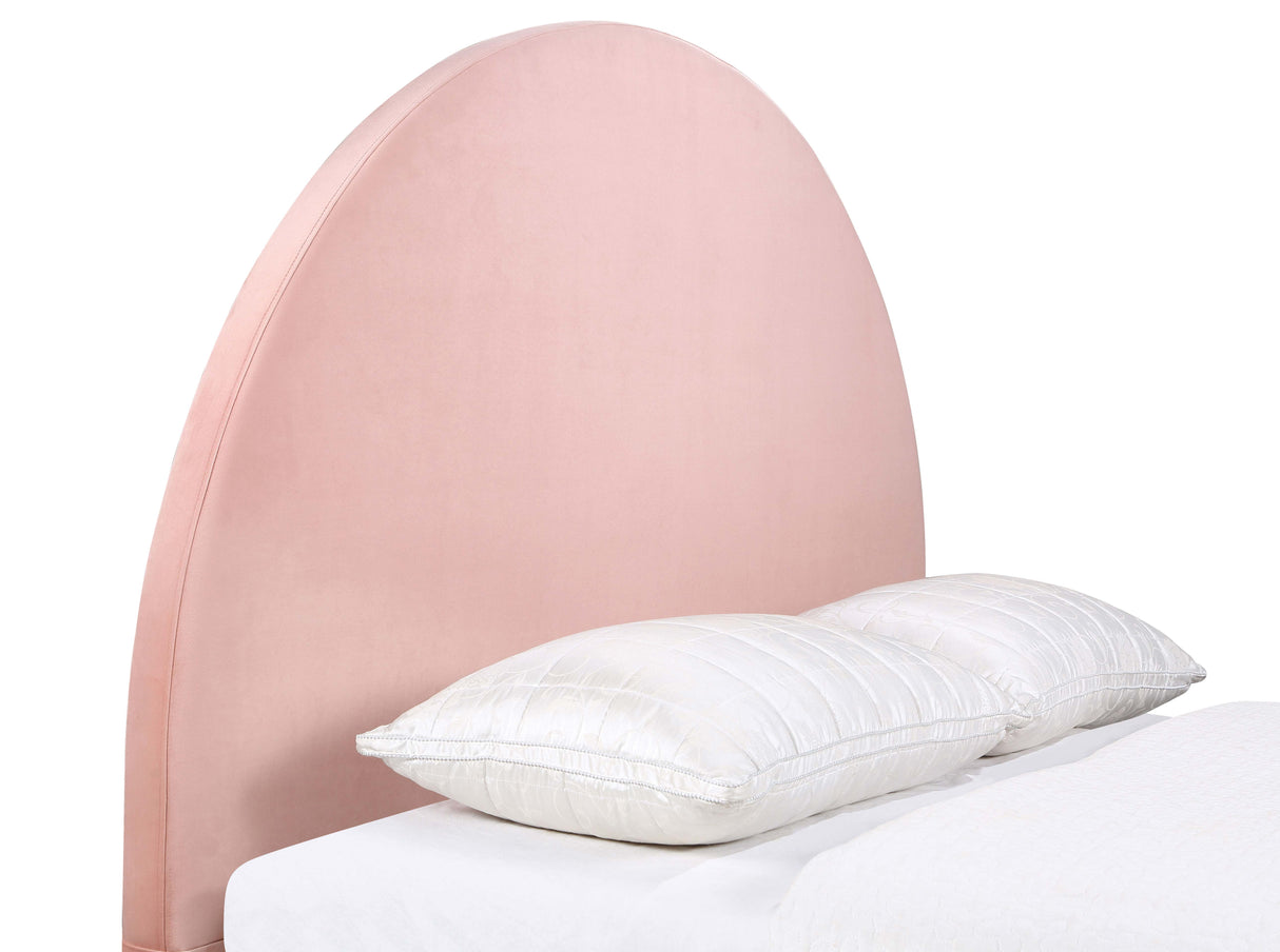 June Upholstered Arched  / Full Headboard Blush