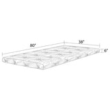 Joseph Twin Memory Foam Mattress White