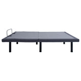 Negan  Adjustable Bed Base Grey and Black