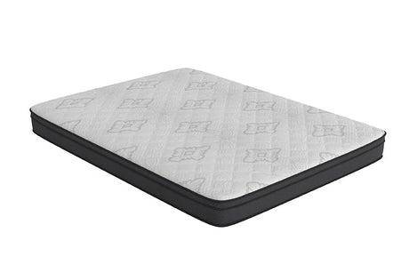 Evie 9.25"  Mattress White and Black