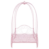 Massi Twin Canopy Bed Powder Pink