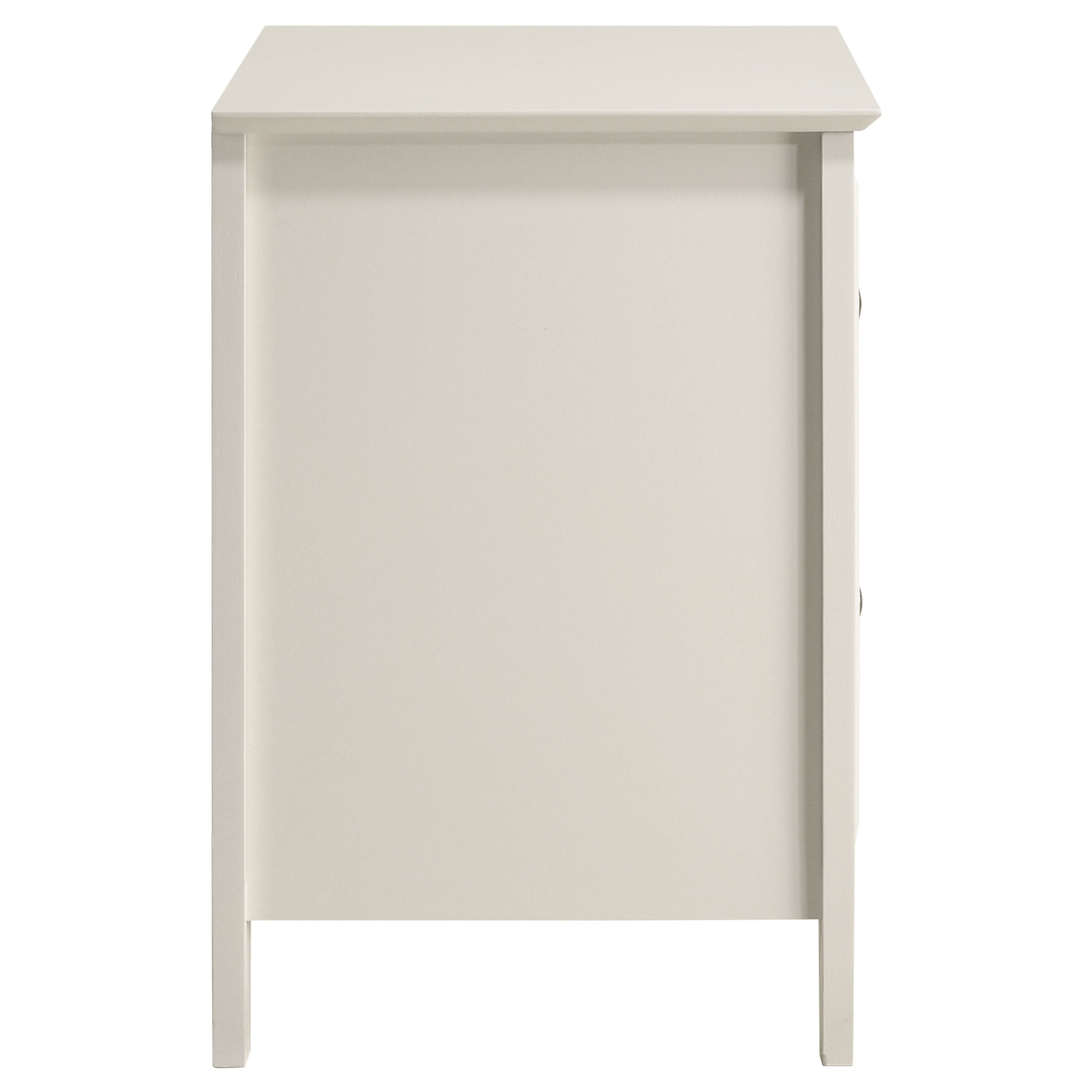 Selena 2-drawer Nightstand Cream White