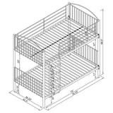 Anson Twin Over Twin Bunk Bed with Ladder