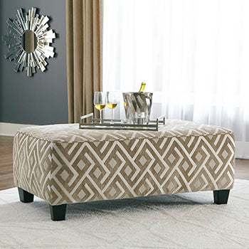 Dovemont Oversized Accent Ottoman - Walo Furniture (Chicago, Illinois)