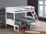 Arlo Twin Over Twin Bunk Bed with Ladder Espresso