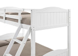 Arlo Twin Over Twin Bunk Bed with Ladder Espresso