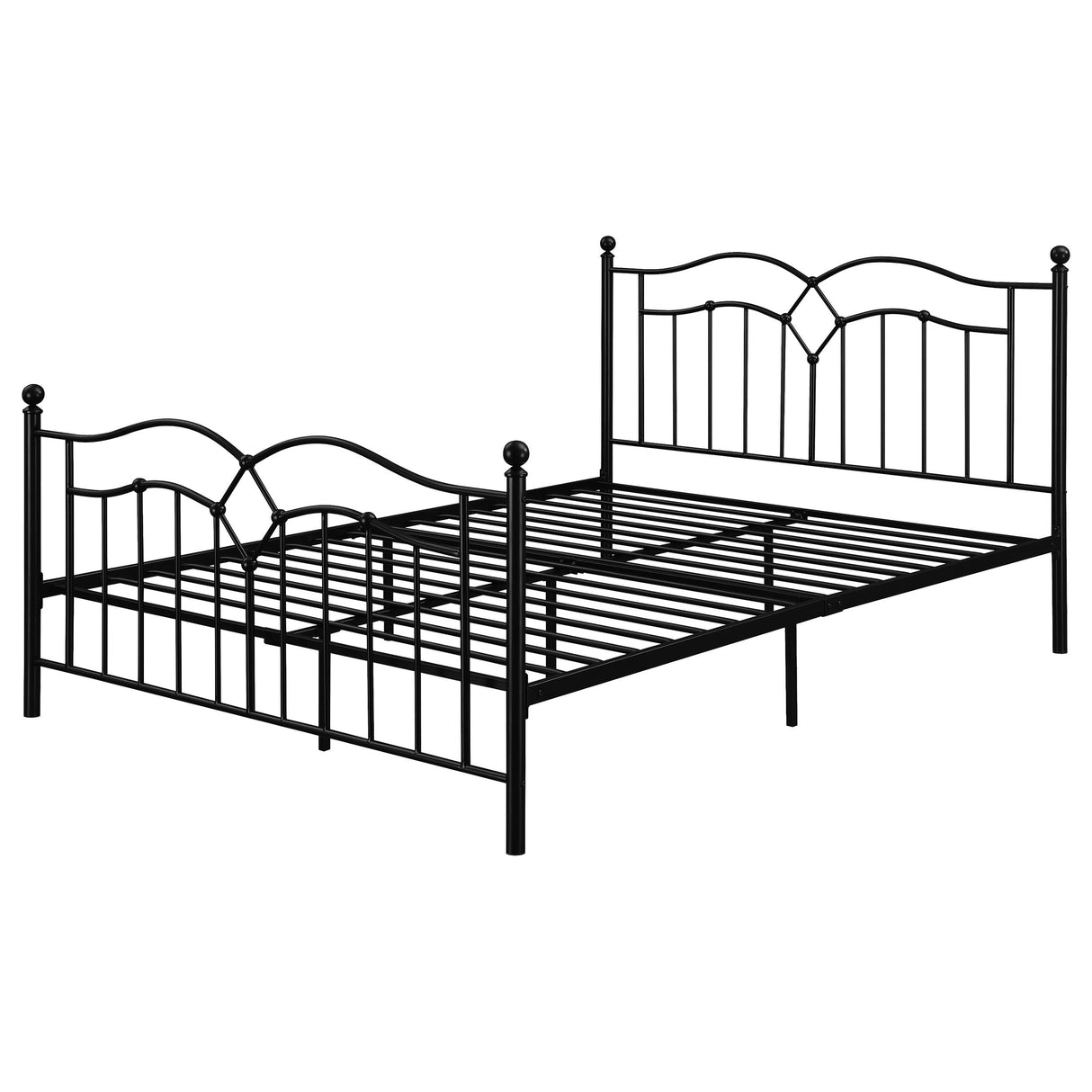 Klossen  Platform Bed Black