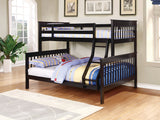 Chapman Twin Over Full Bunk Bed Black