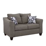 Salizar Flared Arm Loveseat Grey