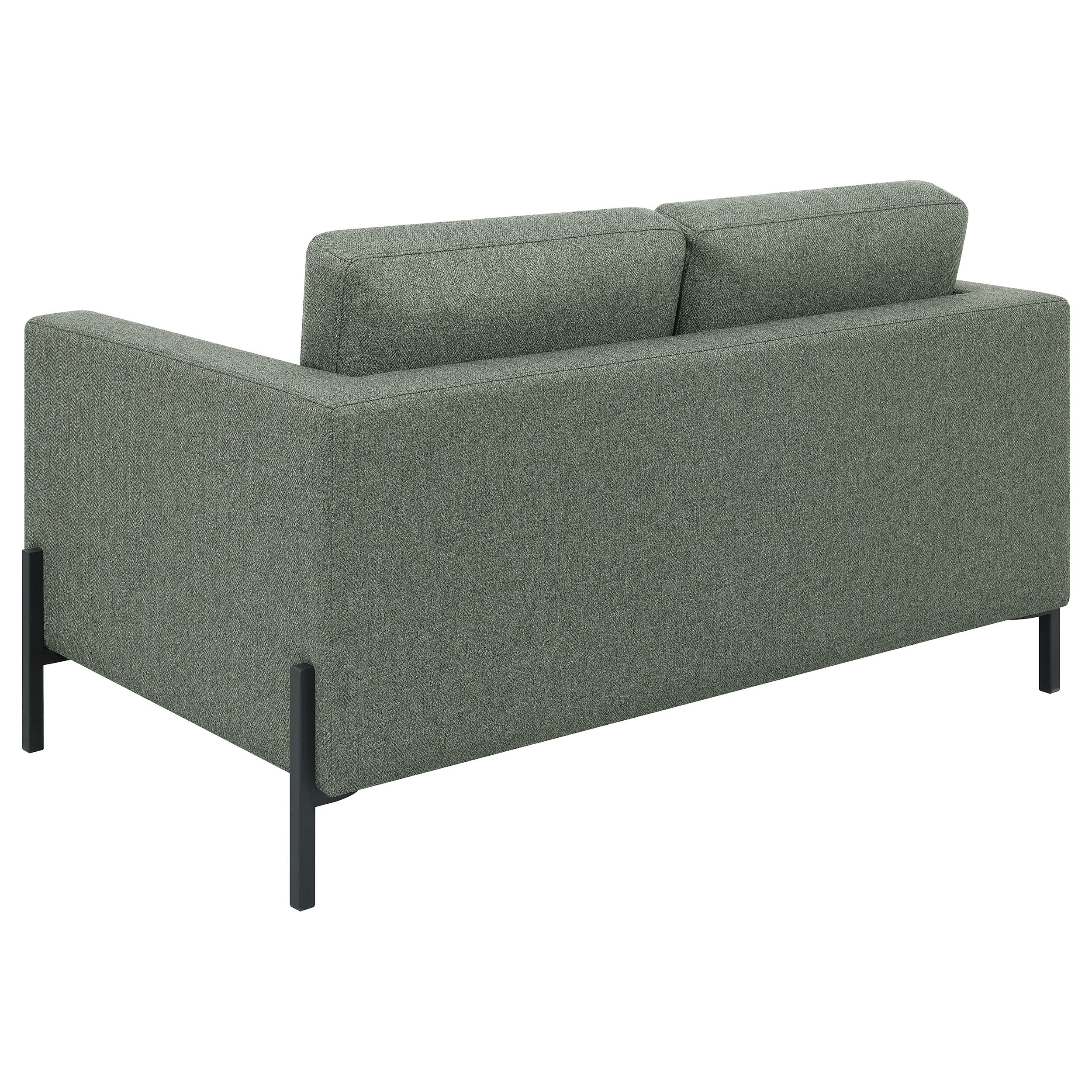 Tilly Upholstered Track Arms Loveseat Sage