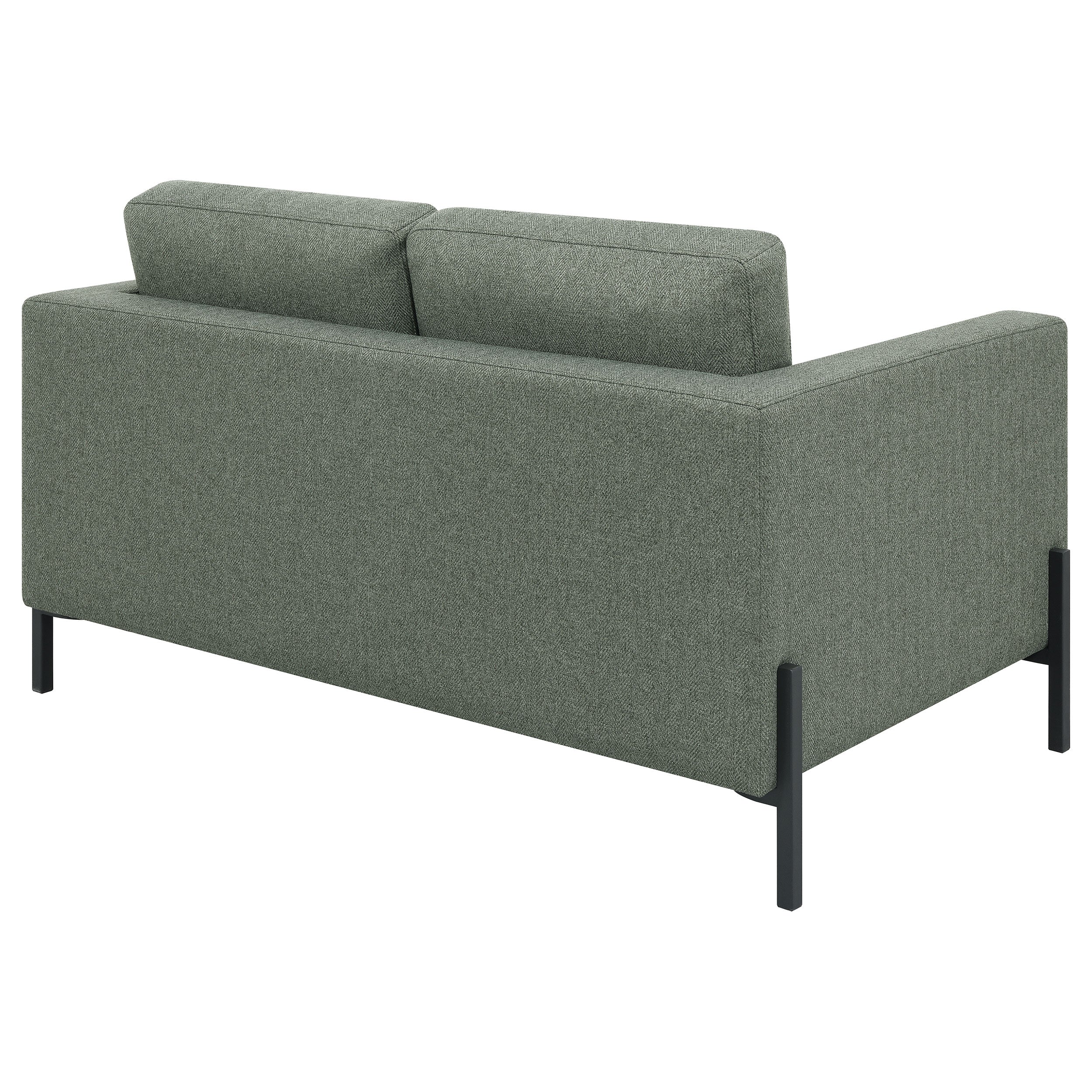 Tilly Upholstered Track Arms Loveseat Sage