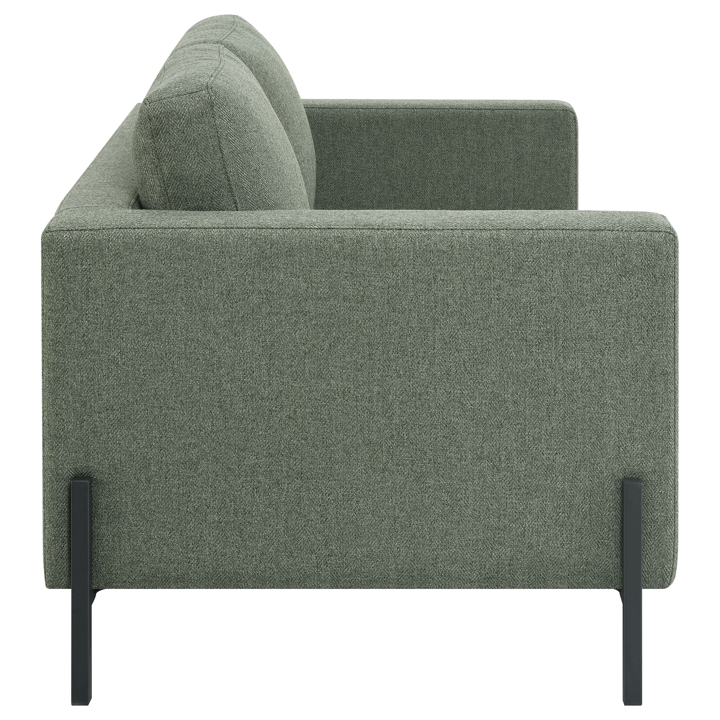 Tilly Upholstered Track Arms Loveseat Sage