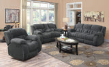 Weissman Motion Loveseat with Console Charcoal