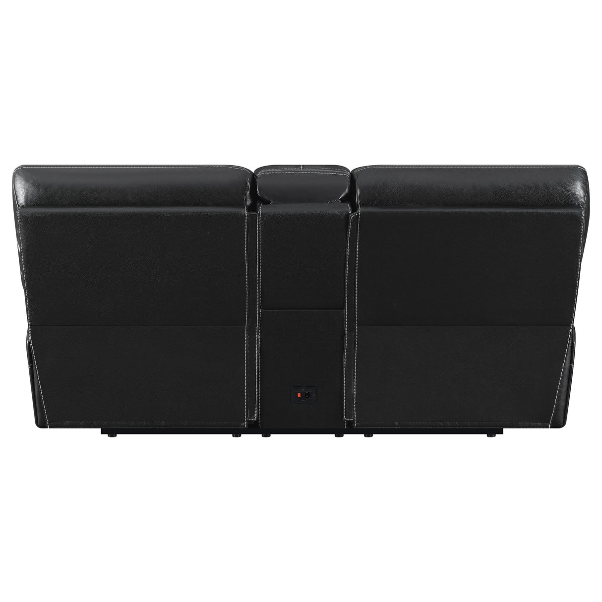 Willemse Motion Loveseat with Console Black