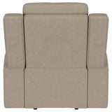 Brentwood Upholstered Recliner Chair Taupe