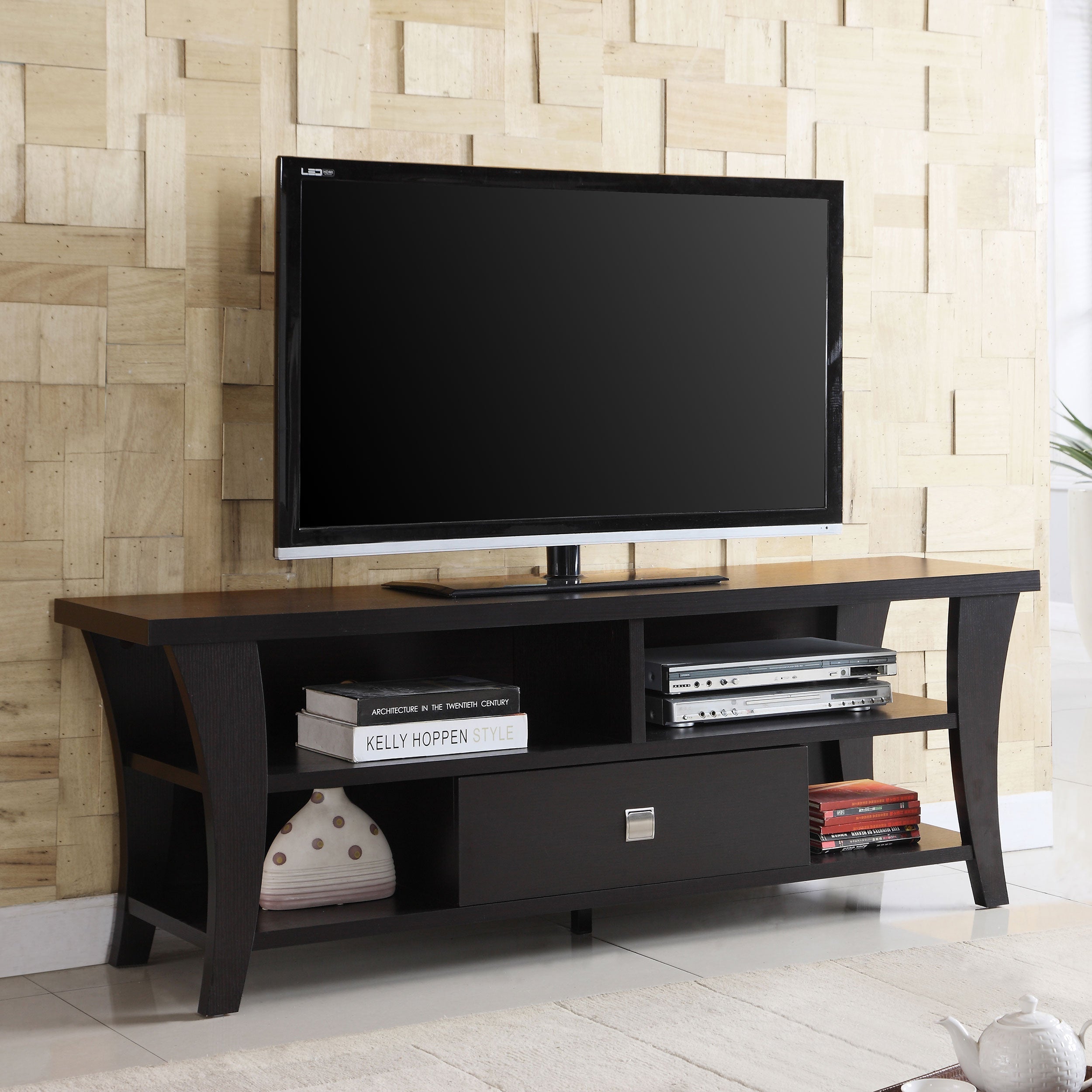 Anita 1-drawer TV Console Cappuccino