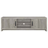 Burke 2-door TV Console Grey Driftwood