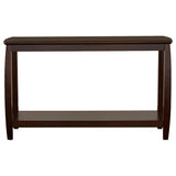 Dixon Rectangular Sofa Table with Lower Shelf Espresso