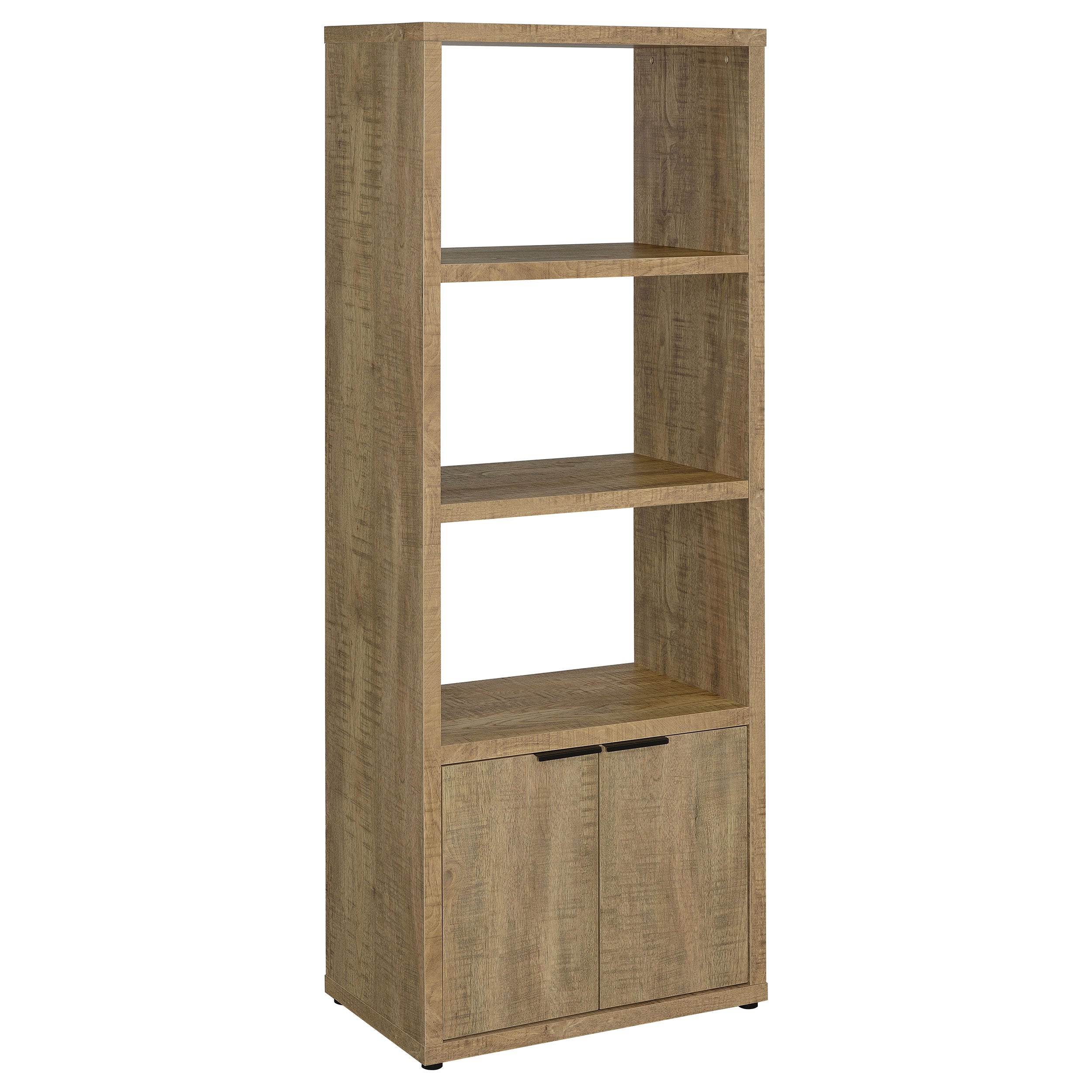 Tabby 3-Shelf Engineered Wood Media Tower Mango