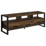 James 2-drawer Composite Wood 48" TV Stand Antique Pine