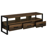 James 2-drawer Composite Wood 48" TV Stand Antique Pine