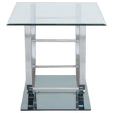 Danville U-shaped End Table Chrome