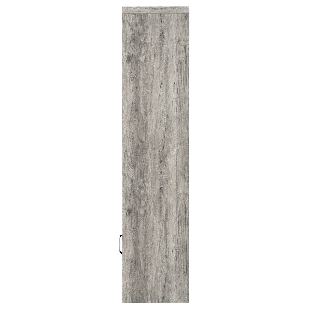 Burke 3-shelf Media Tower With Storage Cabinet Grey Driftwood