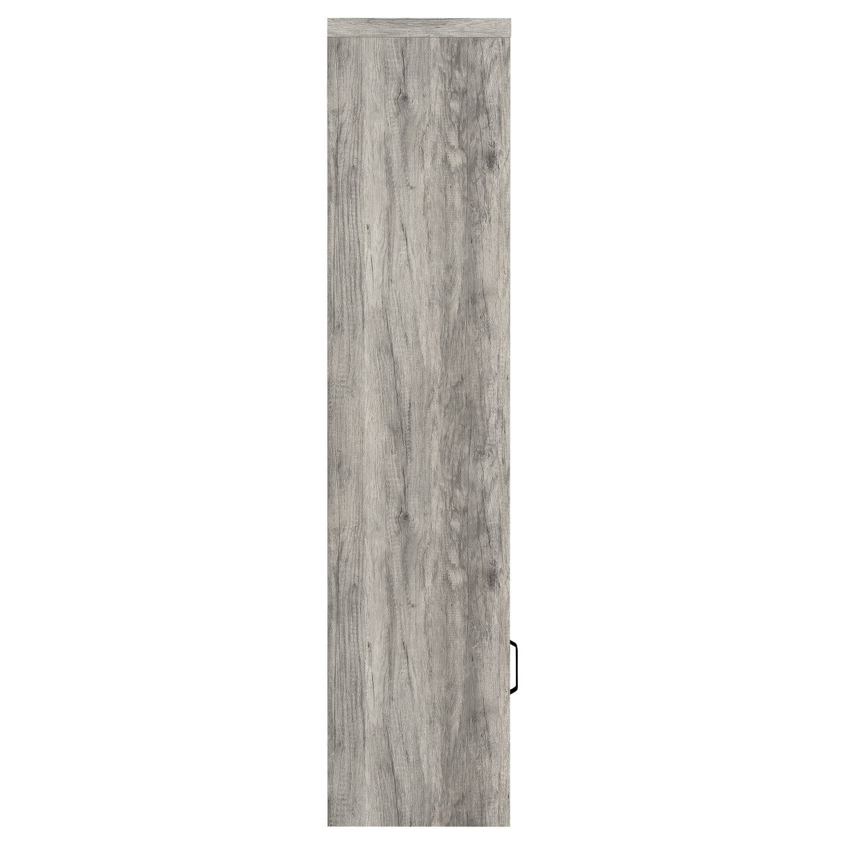 Burke 3-shelf Media Tower With Storage Cabinet Grey Driftwood