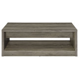 Felix 2-drawer Rectangular Engineered Wood Coffee Table Grey Driftwood