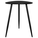 Odessa Triangular Solid Wood End Table Black