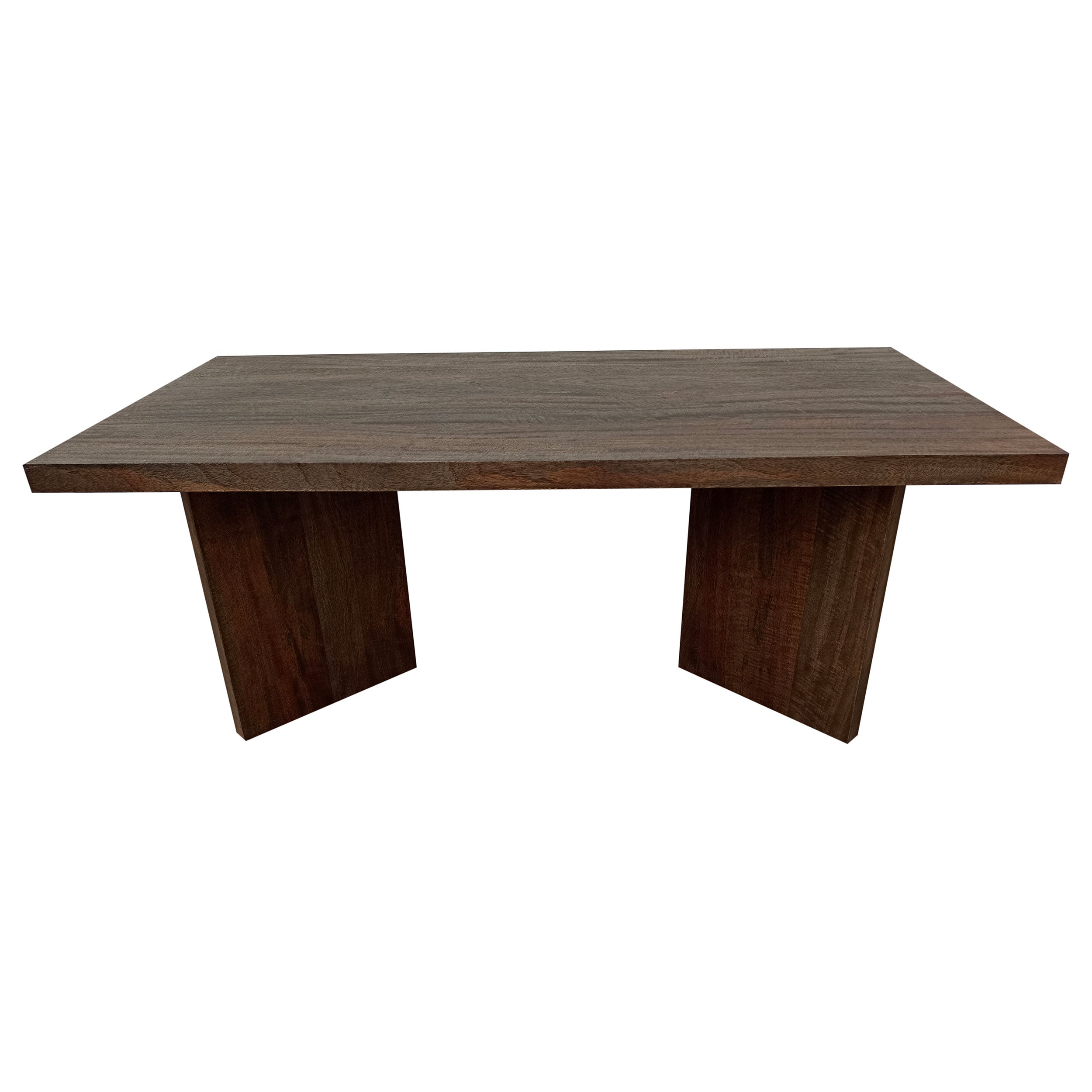 Andando Rectangular Solid Wood Coffee Table Mango Brown