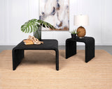 Cahya Woven Rattan Sqaure Coffee Table Black