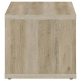 Frisco Square Engineered Wood Side End Table Distressed Pine