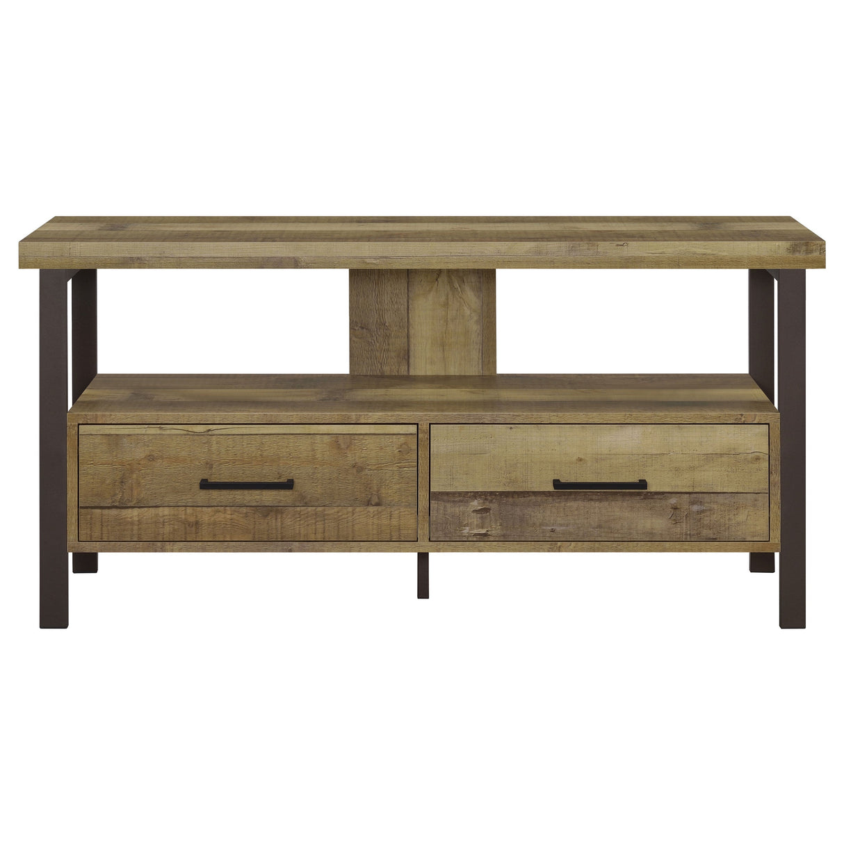 Ruston 48" 2-drawer TV Console Weathered Pine