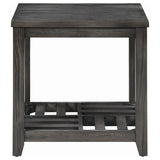 Cliffview 1-shelf Rectangular End Table Grey